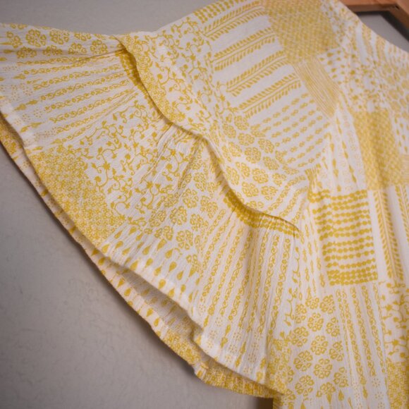 Caslon Ruffle Patchwork Mini Dress - Picture 15 of 16